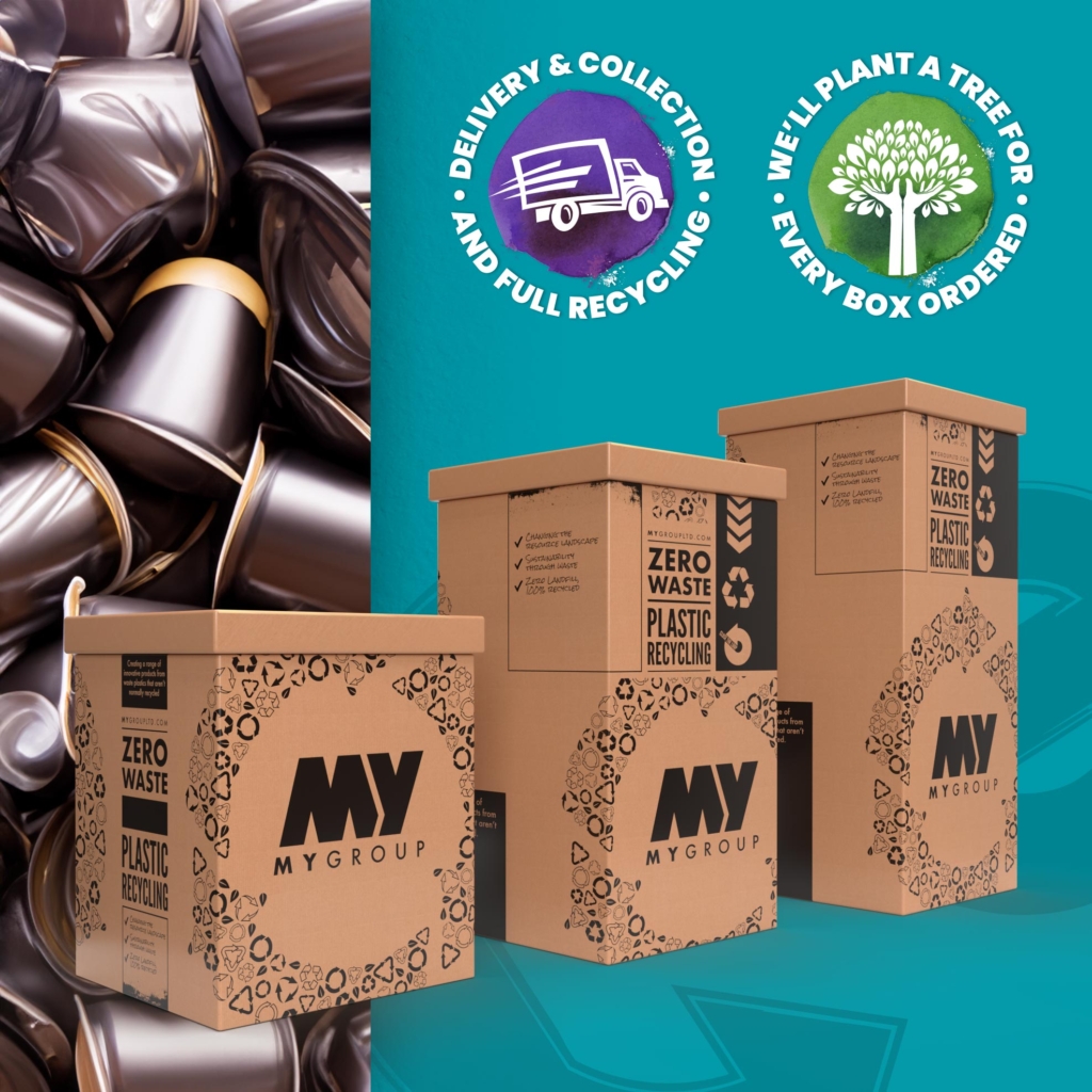 Coffee Pods Recycling Box ReFactory Plastic Waste Recycling