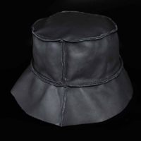 FestivalWorks Adult Luxury Leather Bucket Hat