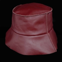 FestivalWorks Adult Luxury Leather Bucket Hat