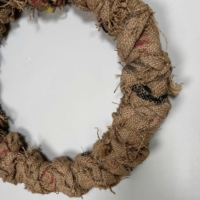 Sustainable Christmas Hessian Wreath