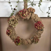 Sustainable Christmas Hessian Wreath